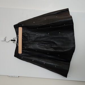 Elegant Black Skater Skirt